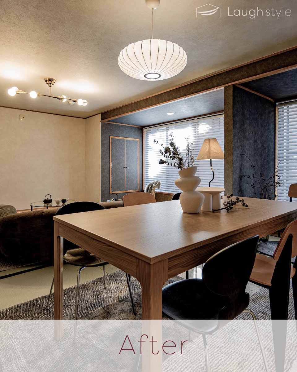 LaughstyleModel's tweet image. 古い和風旅館を高見えリノベーション！
ビフォー・アフターをご紹介します。

👉インテリアコーディネートby（@komjimako）

#インテリアコーディネーター
#インテリアコーディネート

#和風旅館
#旅館
#airbnb
#民泊
#コワーキング