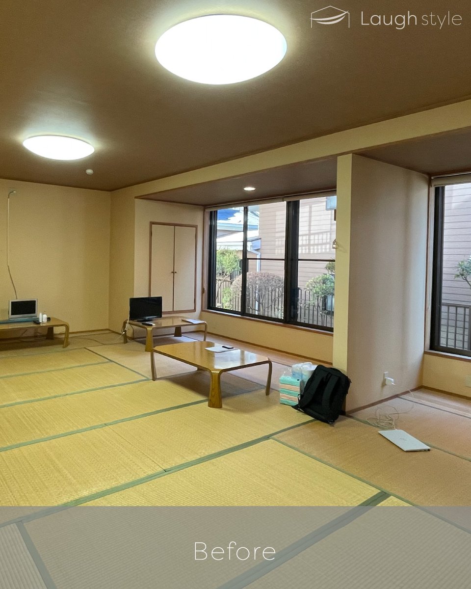 LaughstyleModel's tweet image. 古い和風旅館を高見えリノベーション！
ビフォー・アフターをご紹介します。

👉インテリアコーディネートby（@komjimako）

#インテリアコーディネーター
#インテリアコーディネート

#和風旅館
#旅館
#airbnb
#民泊
#コワーキング