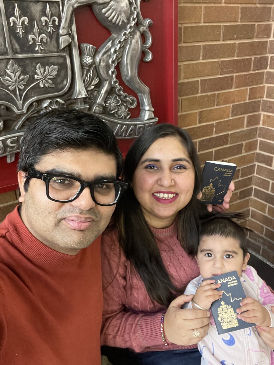 🇨🇦 Exciting news to share! @neerajkvaid and I are thrilled to announce that we are now Canadian citizens!🍁Ready to embrace the Canadian way with gratitude, kindness, and generosity! #NewCanadians #DreamComeTrue #MyCitizenship #ImmigrationMatters @CitImmCanada @PassportCan