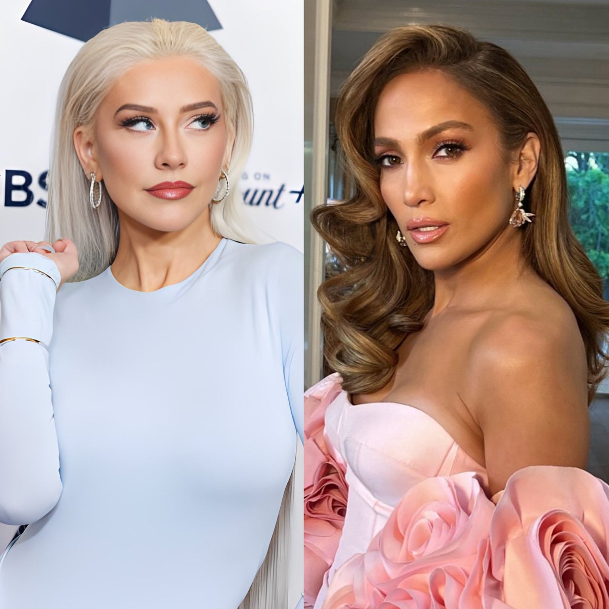 In case you're wondering why some ppl are hella mad, this is what Christina Aguilera & Jennifer Lopez look like in 2024. 🩵🌸

#TripleThreat #Latinas #Legends