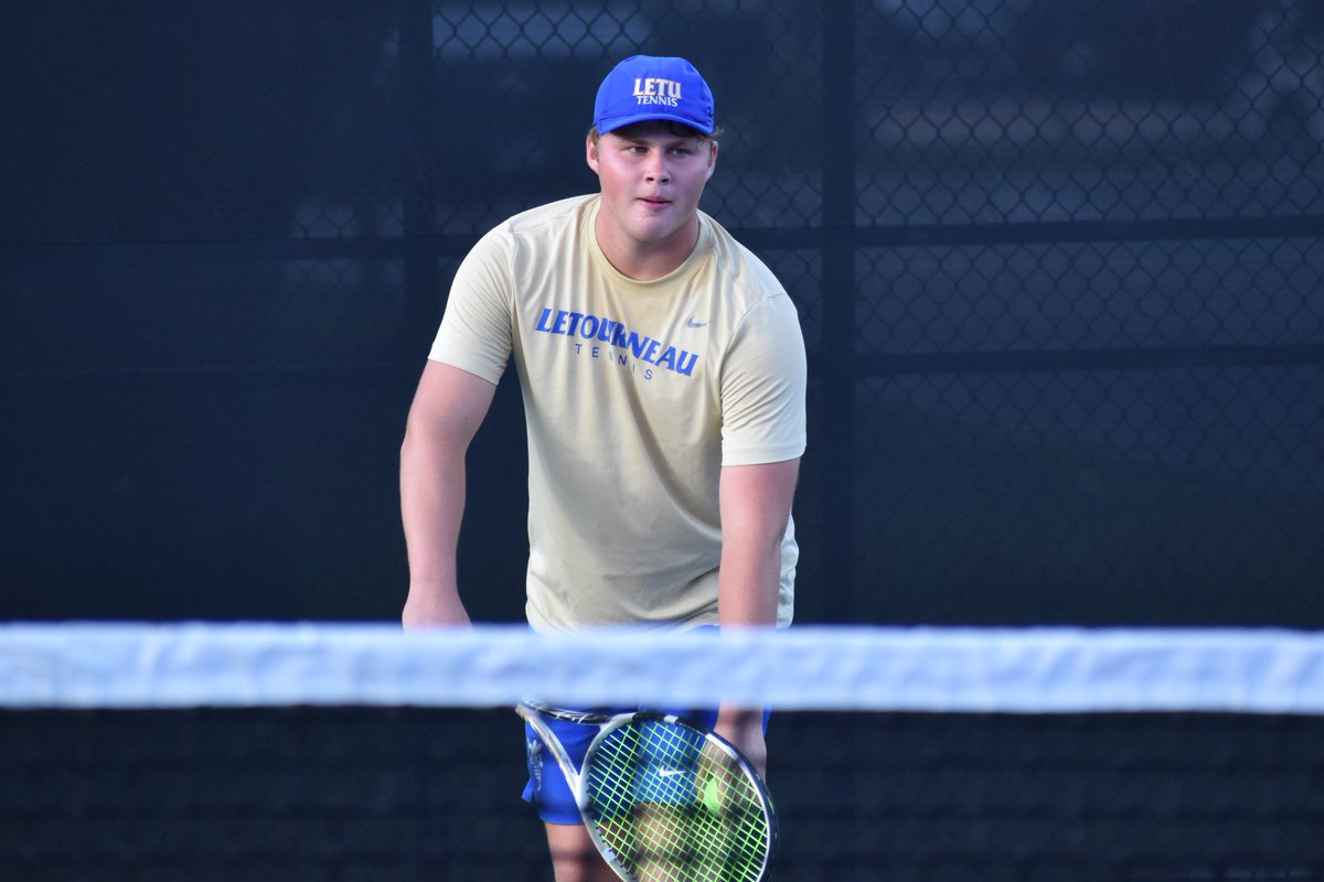 MTN: Timothy Black's match-clincher lifts @LETUTennis to a 5-4 win at Texas Lutheran to finish off a 2-0 weekend. RECAP: letuathletics.com/news/2024/2/10… #LeTourneauBuilt #d3tennis