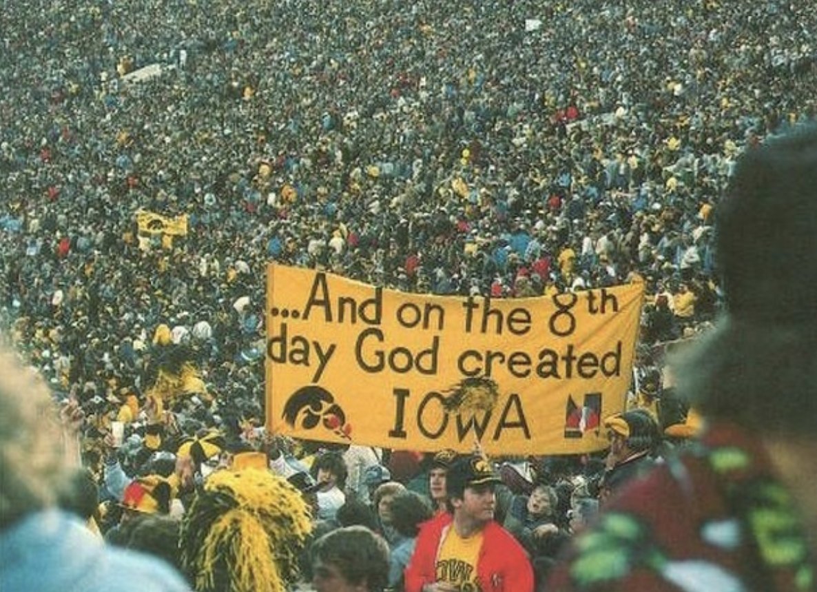 It's a Hawkeye state.