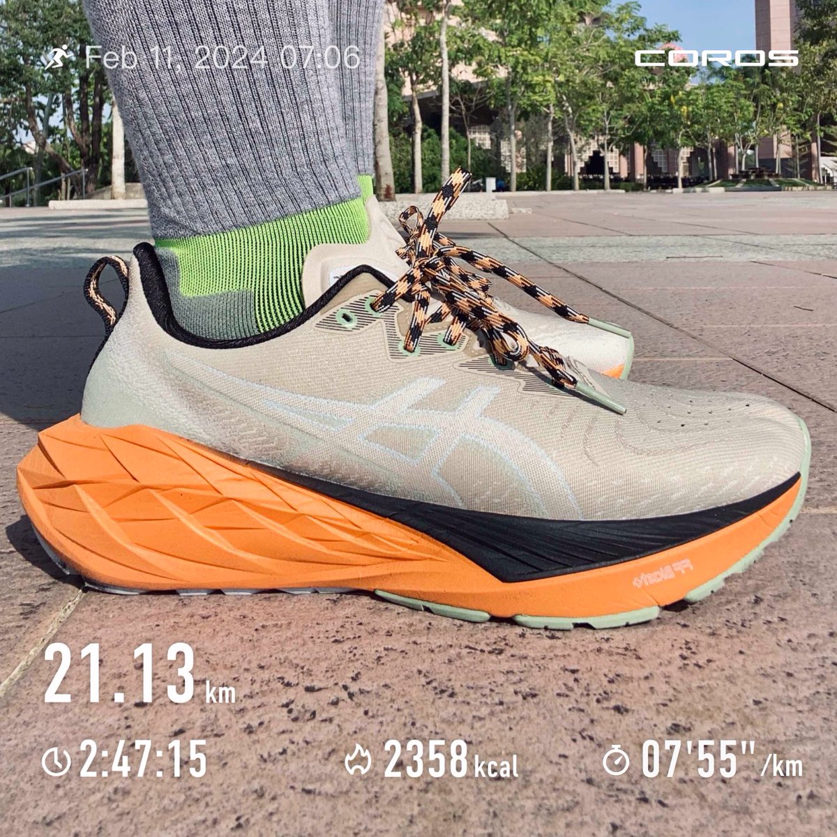 aimanitqan's tweet image. Today officially launch and break my pb with #AsicsNovablast4TR #GengSubuhMacamJumaat #Sub2:50