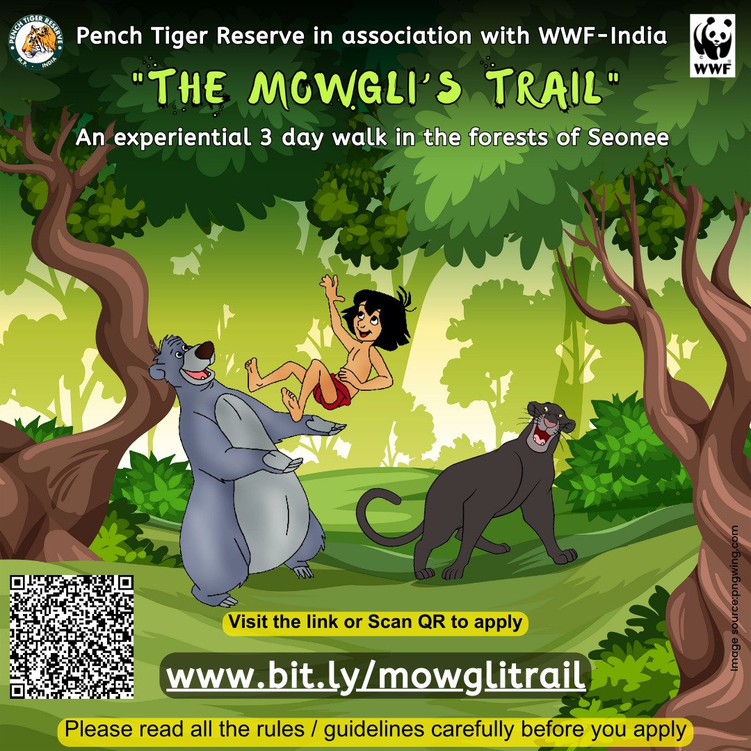 PTR in association with WWF India announces 'The Mowgli Trail - An experiential 3 day walk in the forests of Seonee'. Apply using the link: bit.ly/mowglitrail Inclusions: Stay, Food, Other necerssary logistics. Kindy go through all the rules/guidelines carefully before…