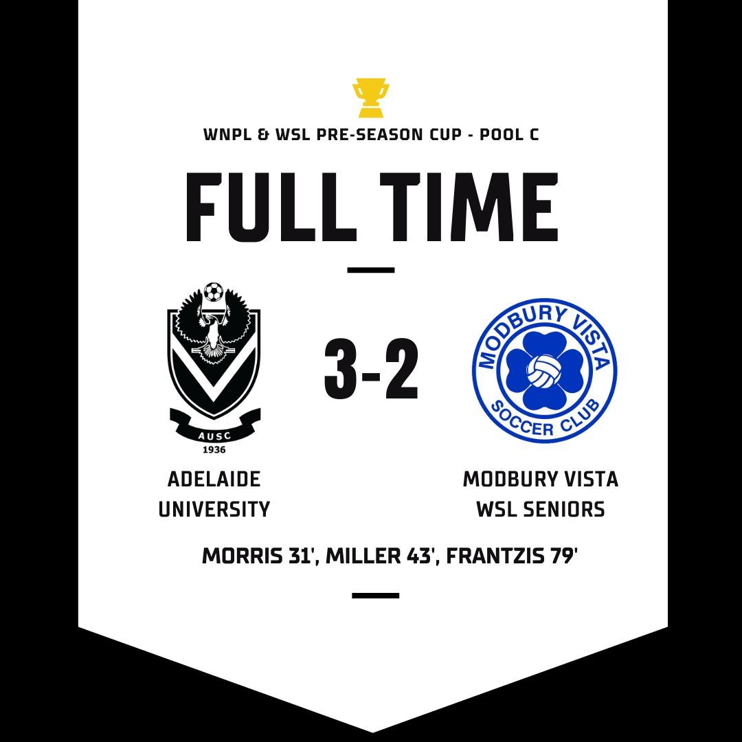 AdelaideUniSC's tweet photo. WNPL Pre-Season Cup Results ⚽️

No better way to start 💪 

#AUSC #WNPL https://t.co/PM2k7wygl7