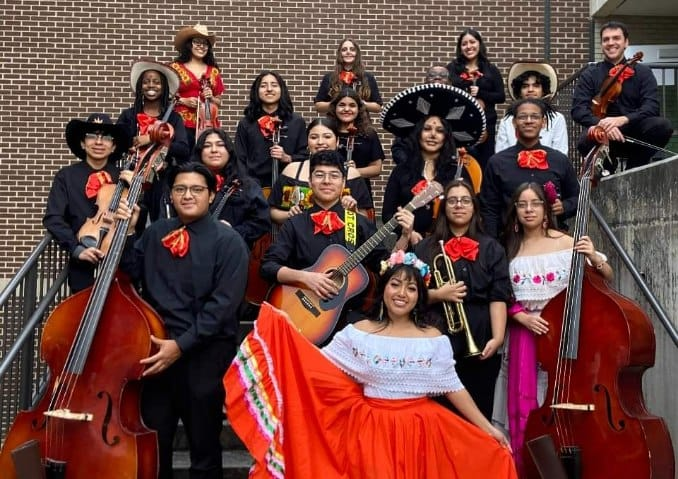 Parkview's Mariachi Club before their performance at International Night on Friday!