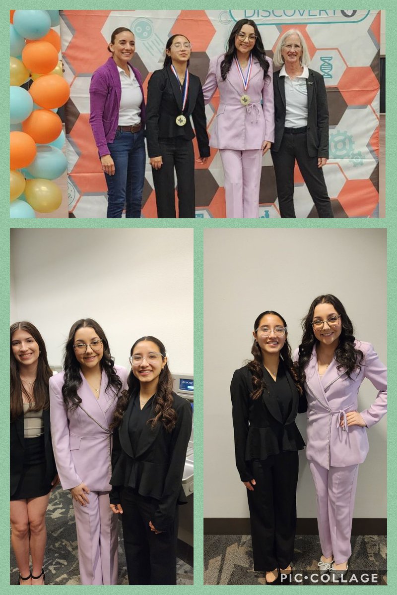 Congratulations to our state qualifiers in the science fair. -Karen 1st place in BIO Engineering -Belen, Tiffany and Mandanna 1st place in BIO Chemistry. #TeamSISD #ExcellenceForAll #Earnyourhorns