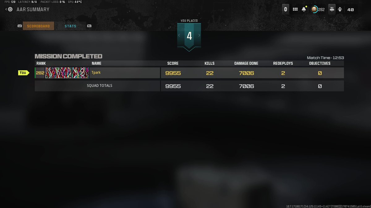 TparkGames's tweet image. Couldn&apos;t pull of the W. Video tomorrow #fortuneskeep