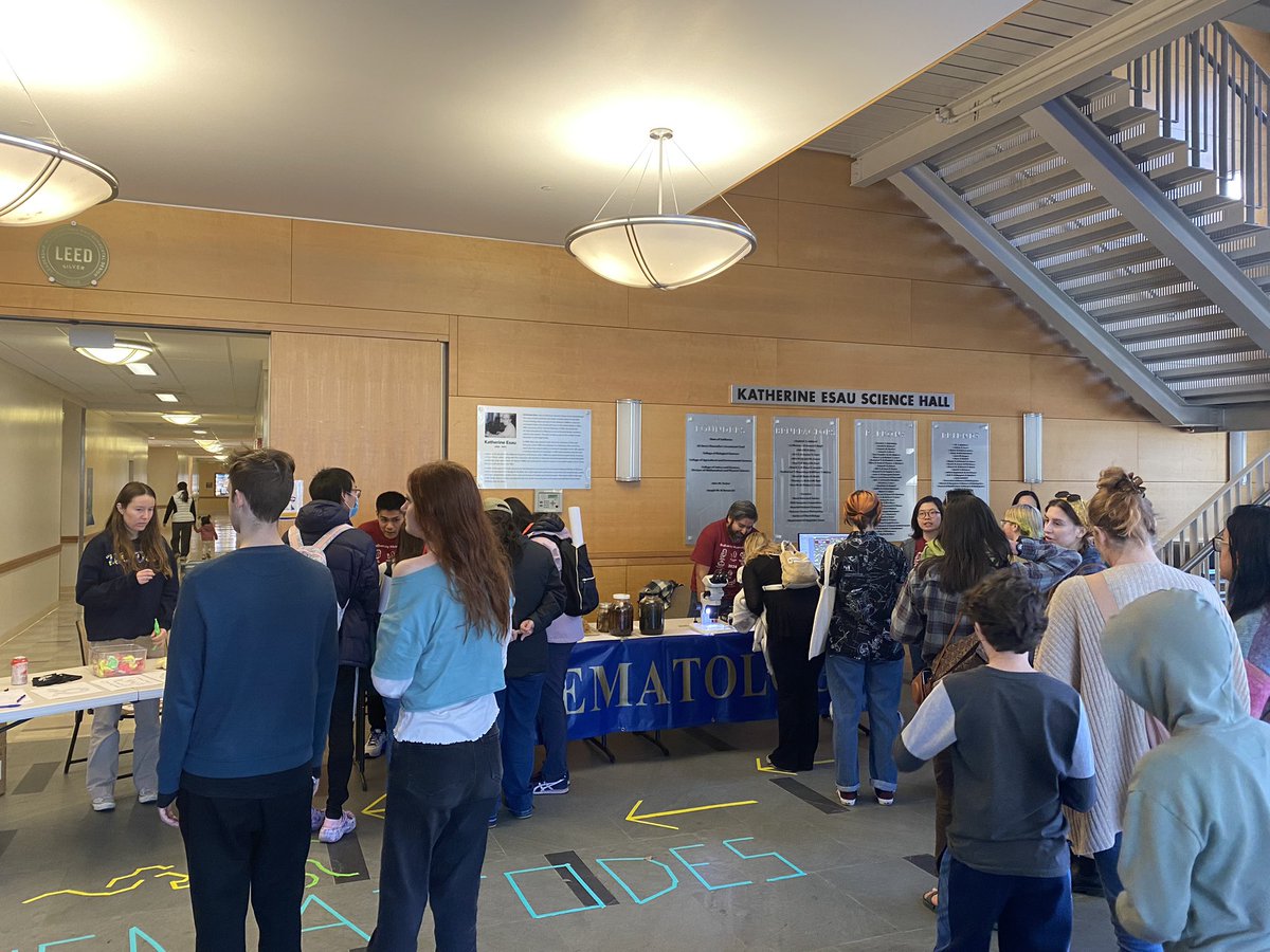 We had Biodiversity Day at UC Davis today and got to show off some of our nematode collection. It was great to see how many people were excited to hear and learn about nematodes! @NemaPlant