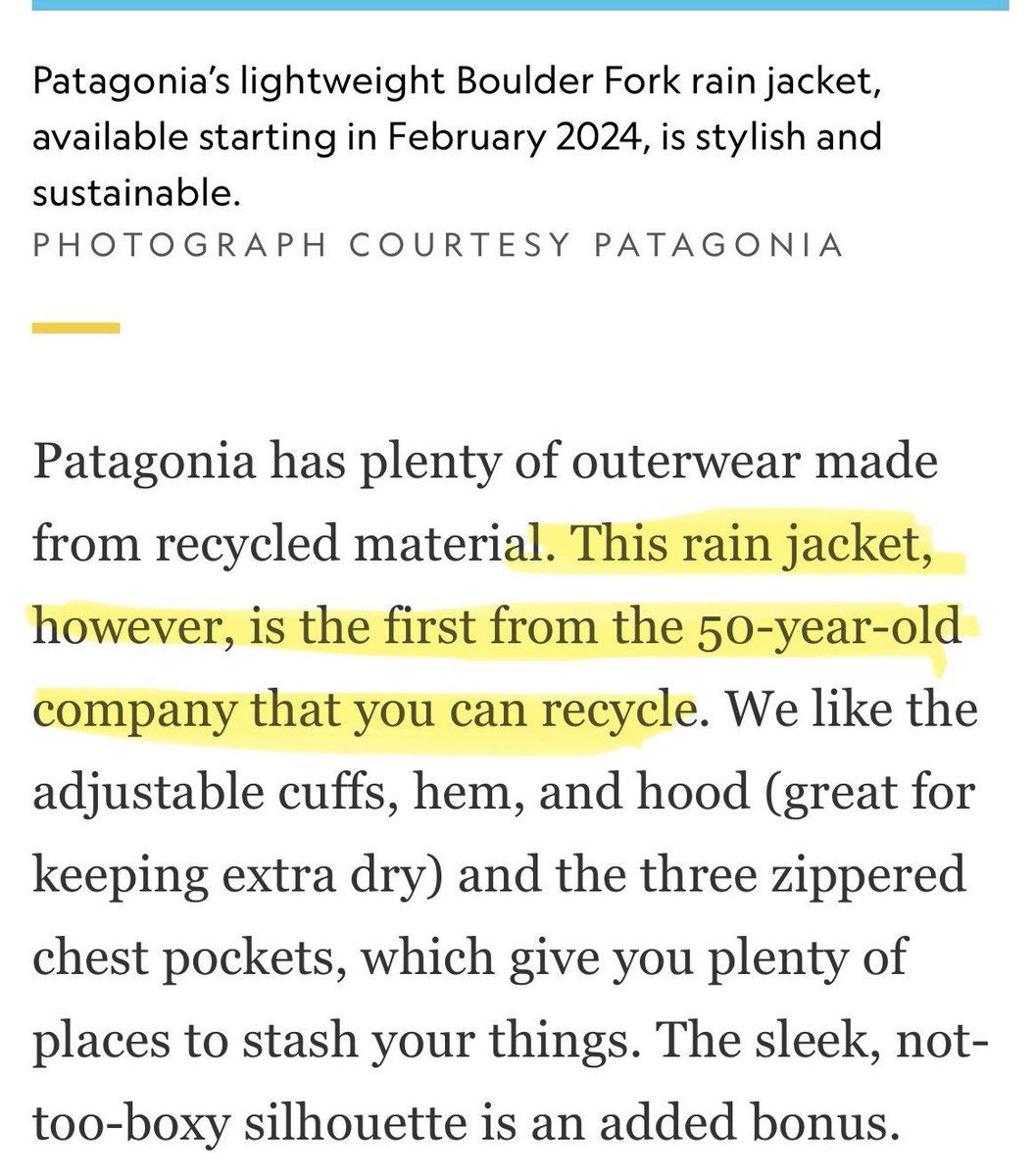 Here’s a new one: @NatGeo rounded up Valentine’s Day gifts (🙄) and included a @patagonia jacket “you can recycle.” I can? Where? So confusing! Also: affiliate marketing, so take recommendations with a grain of salt. #buynothing #greenwashing