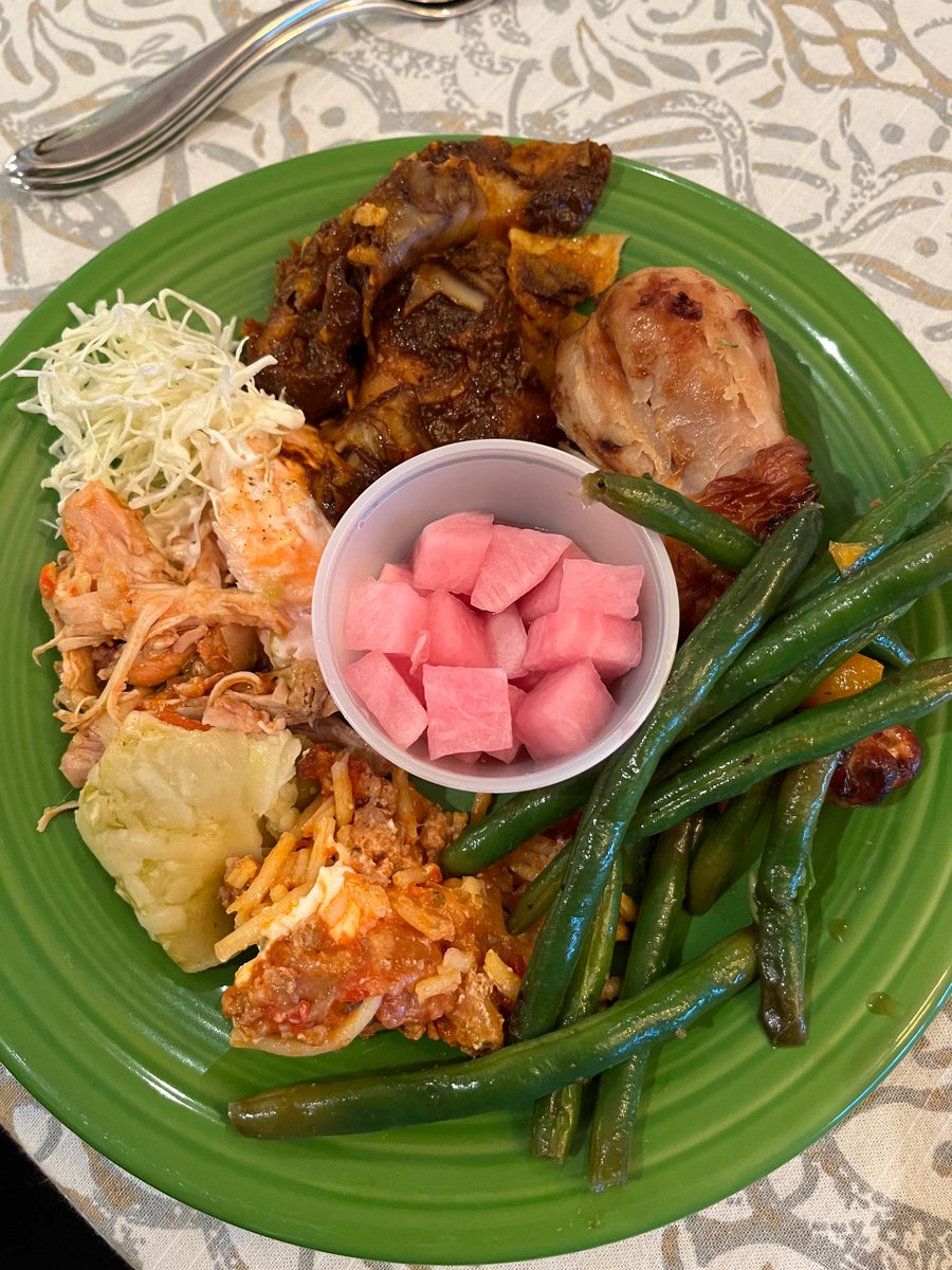 Multiethnic extended families make for interesting Lunar New Year feasts. Korean chicken and pickled radish, mole enchiladas and baked spaghetti only in CA