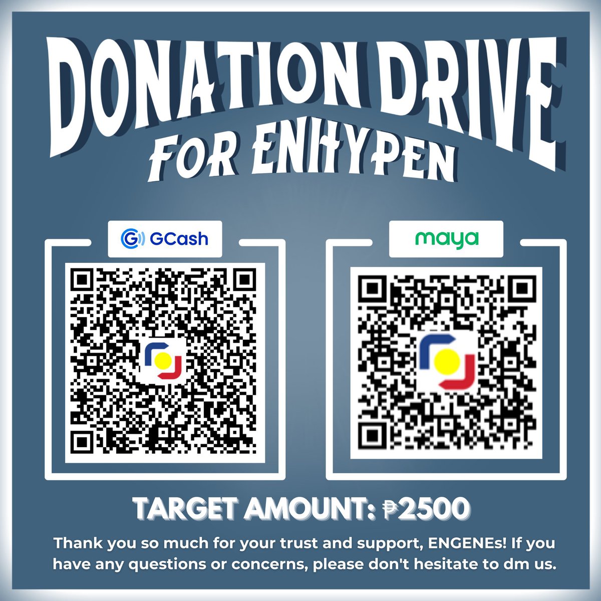 TTA DONATION DRIVE FOR ENHYPEN 🗓️ 02/19 @ 12 AM KST 📌All proceeds will solely be used to support Enhypen in the TTA Finals. 📌Any amount is appreciated. 📌 DON’T forget to put [TTA DONATION] in the message box, but putting your username is optional.