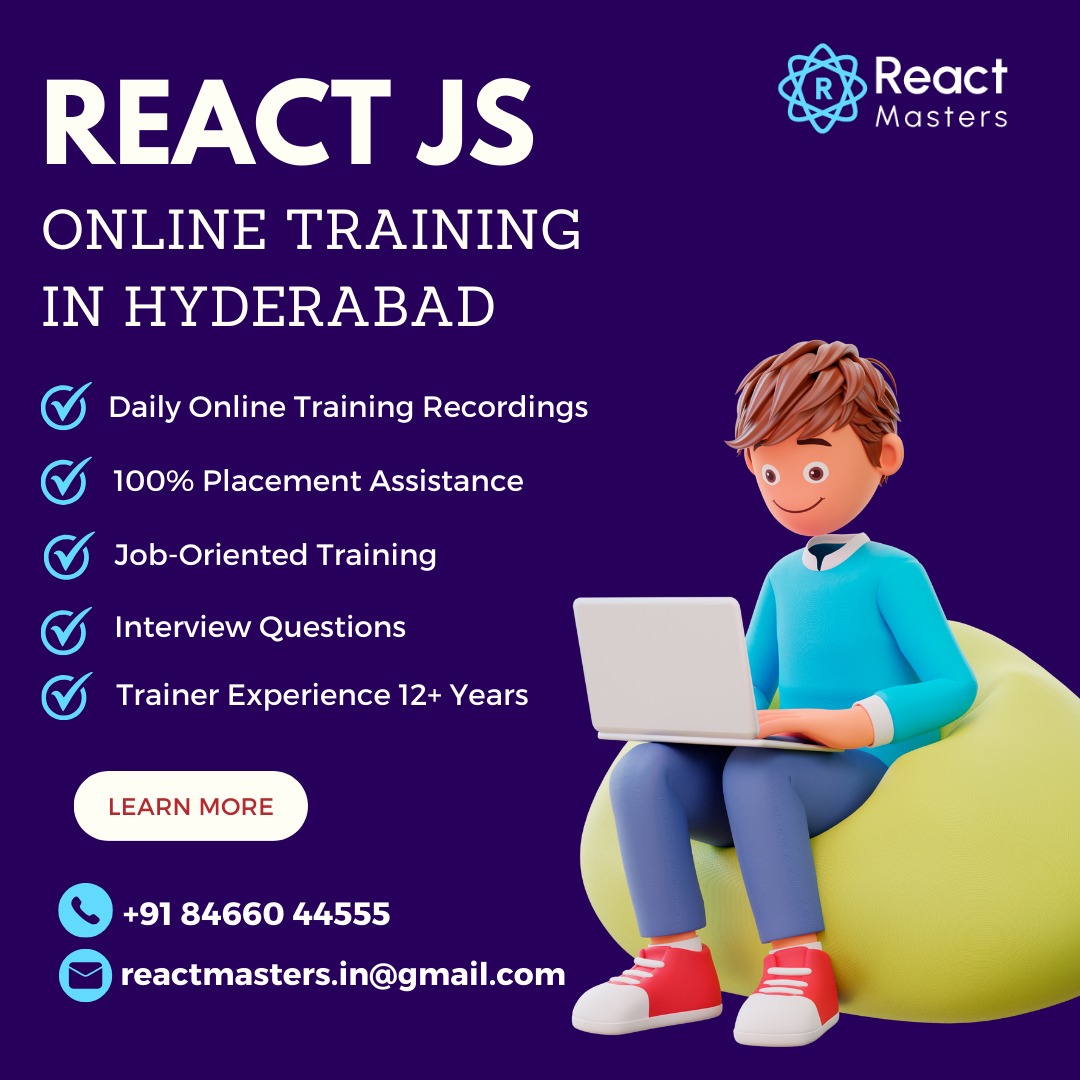 Reactmasters_'s tweet image. React course offers in-depth tutorials,real-world projects, and constant support to help you become a proficient React developer with 100% pacements.Don&apos;t miss this opportunity🤩
For More details visit us at:reactmasters.in 
#React  #reacttraininginhyderabad #reactjs