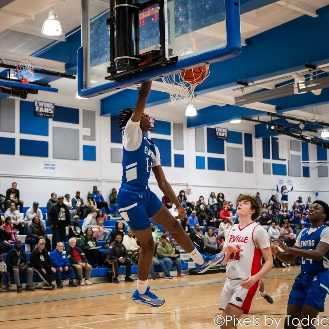 Ewing High Boys Basketball versus Robbinsville 2/9/24