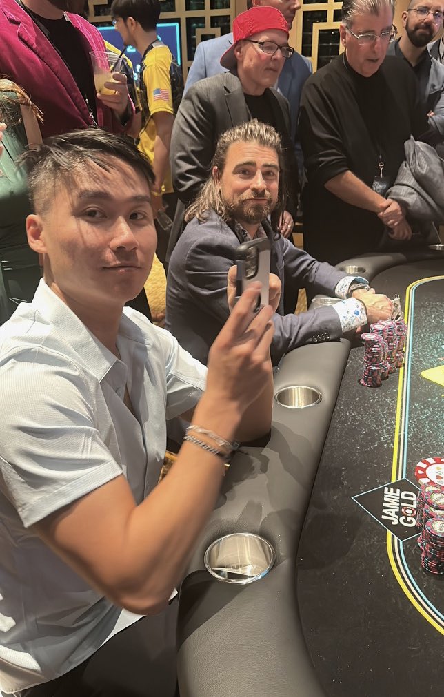 phil_hellmuth (@phil_hellmuth) on Twitter photo Rampage vs JWhite! Heads up in the charity poker tourney. Thanks to both of you for attending <a href="/rampagepoker/">Rampage</a> <a href="/JasonWhite23/">Jason White</a> #POSITIVITY photo credit <a href="/TheRyanFeldman/">Ryan Feldman</a> Rampage vs JWhite! Heads up in the charity poker tourney. Thanks to both of you for attending <a href="/rampagepoker/">Rampage</a> <a href="/JasonWhite23/">Jason White</a> #POSITIVITY photo credit <a href="/TheRyanFeldman/">Ryan Feldman</a>