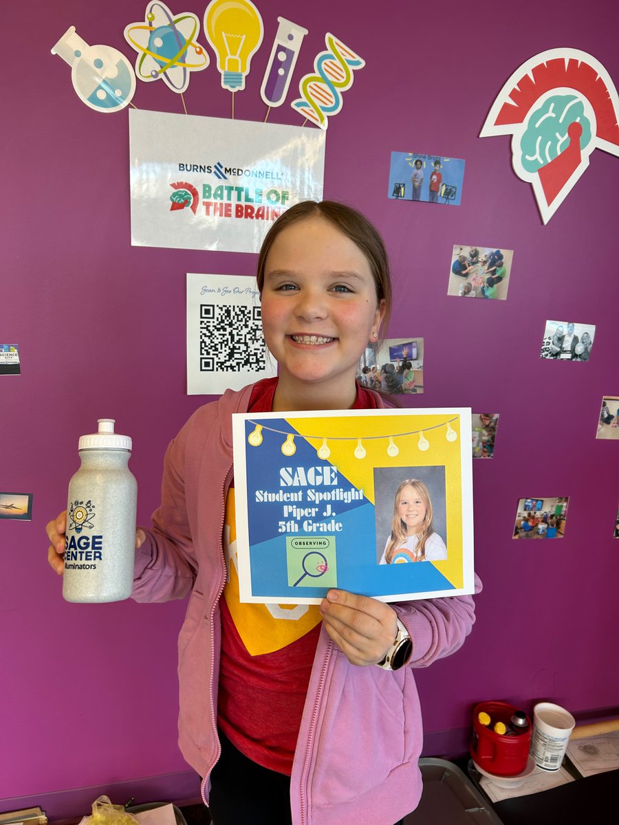 Piper, from @bp_mustangs, jumped right in at SAGE and is a leader in the competency of observation. She observes her surroundings and thinks carefully before speaking or acting. Piper’s observation skills enhance her empathy, creativity, and networking skills.