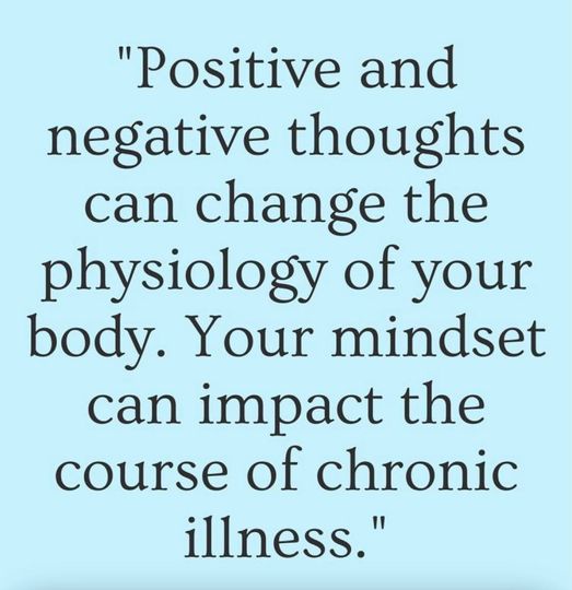 #positivethoughts #negativethoughts #physiology #yourbody #mindset #chronicillness #payitforward