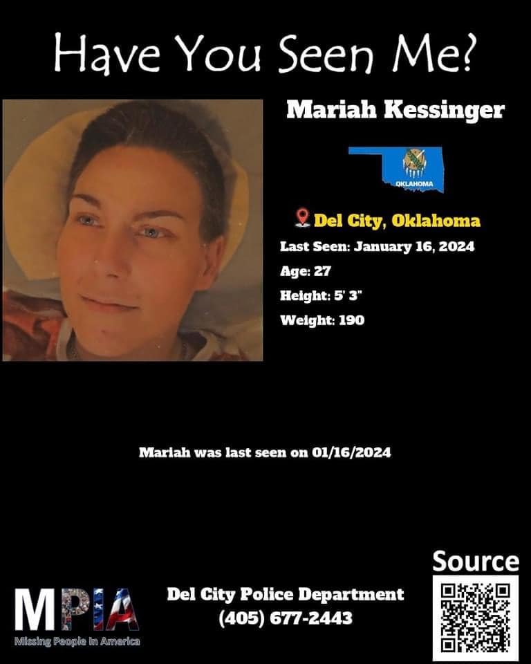 Seen Mariah? #Missing #Oklahoma @kfor @OKCFOX @OU_Football @OU_MBBall #Sooners @FrancisOKC @okcblue @CowboyFB @OU_WBBall @oklahomapwp @OKCPS @delcityfire @DelCityFootball @DelCityBaseball @DelCityEagles @DelCityTheatre @delcityfarm @DelCityIsMyCity @DelCityHoops @DelCityJobs #okc