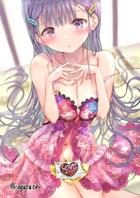 バレンタインイラスト
「私ももらってくれますか?」 