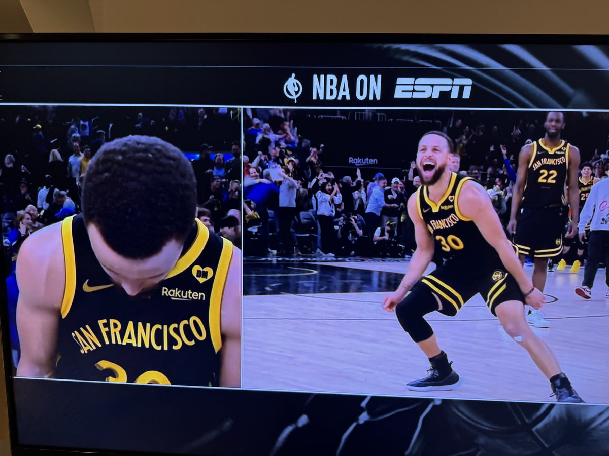 Alex__Monaco's tweet photo. โAt that point it was just muscle memoryโ -Steph Curry on the game winning pass and swivel ๐
#Stephortless https://t.co/38PUgyl7YO