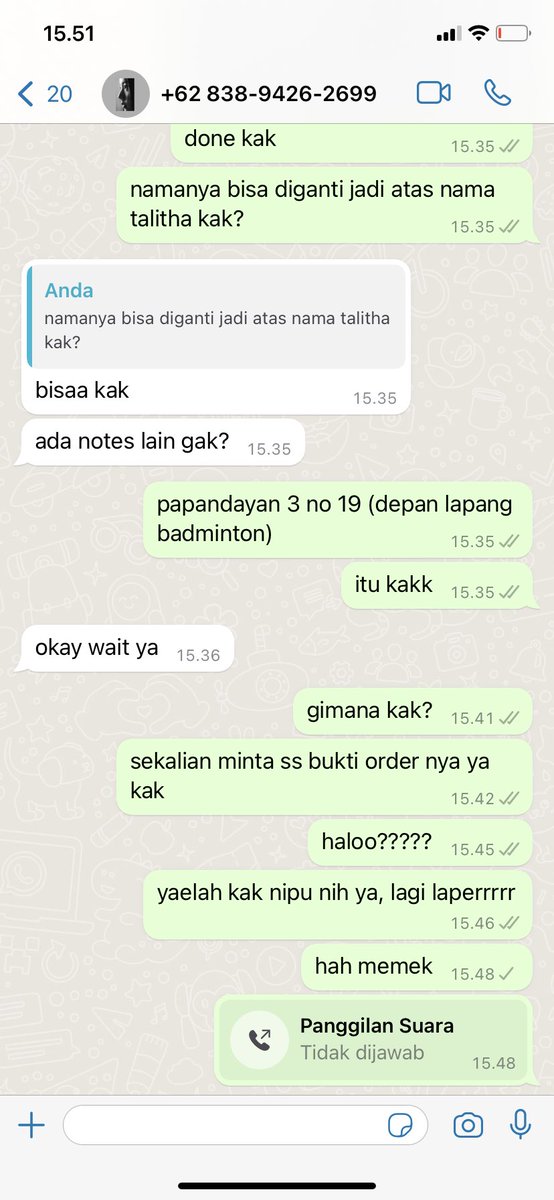 choropyl's tweet image. HELP RT PENIPUAN ‼️‼️

hati hati dah yang nyari voucher gofood ni orang demen nipu, kayaknya bukan cuman gue korbannya. no nya juga ganti mulu kayaknya, jadi be aware guyss!

GOPAY 083194896175 LARAS 

#zonauang #zonaba