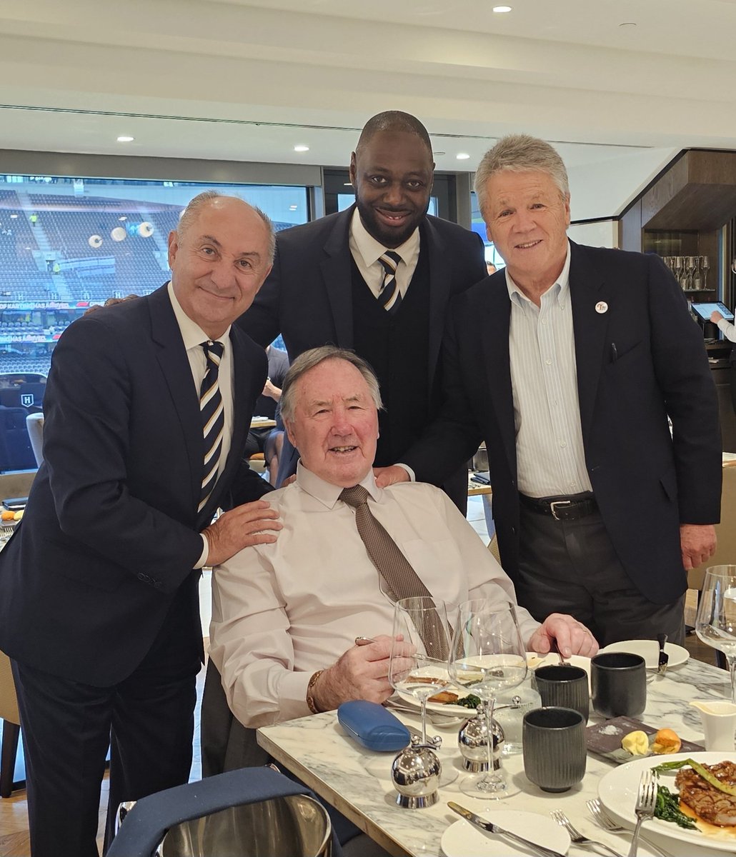 Before the game yesterday with Ledley, Steve P and The General. What a game. Three priceless points. Big congratulations to Ange and the boys. COYS