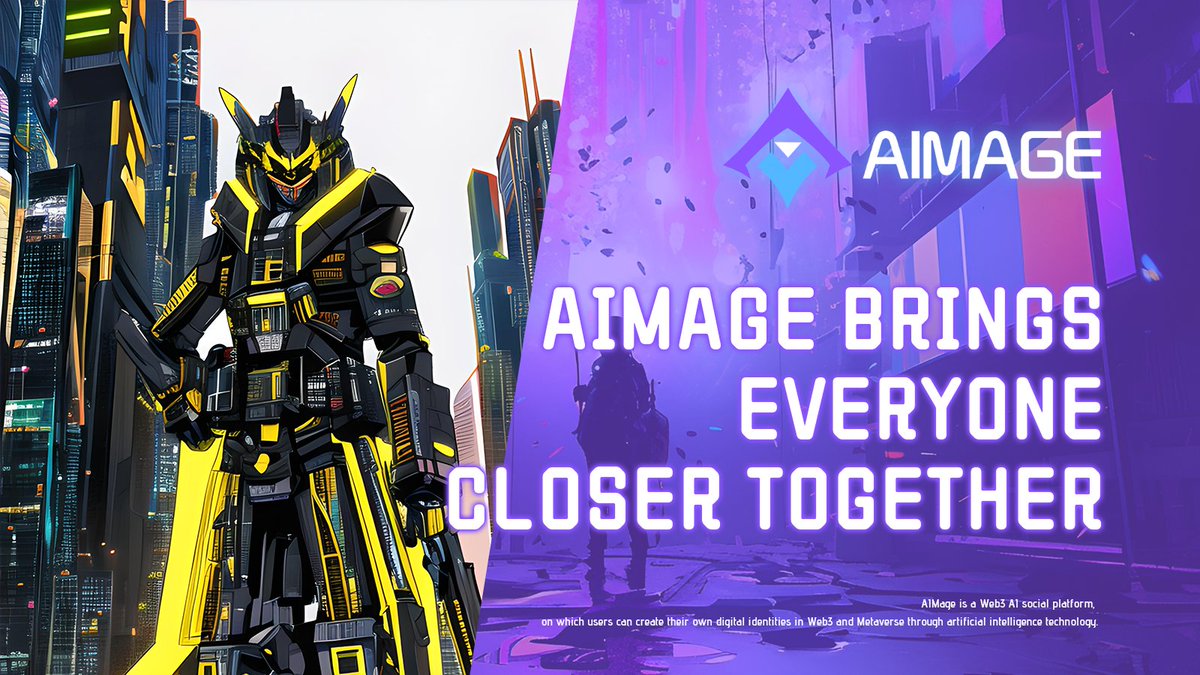 🌍The Internet brings our information closer together, and cryptocurrencies bring our transactions closer together. 

➡️AIMAGE's social ecosystem brings everyone closer together！

#SocialFi #DeFi #NFT #memecoin