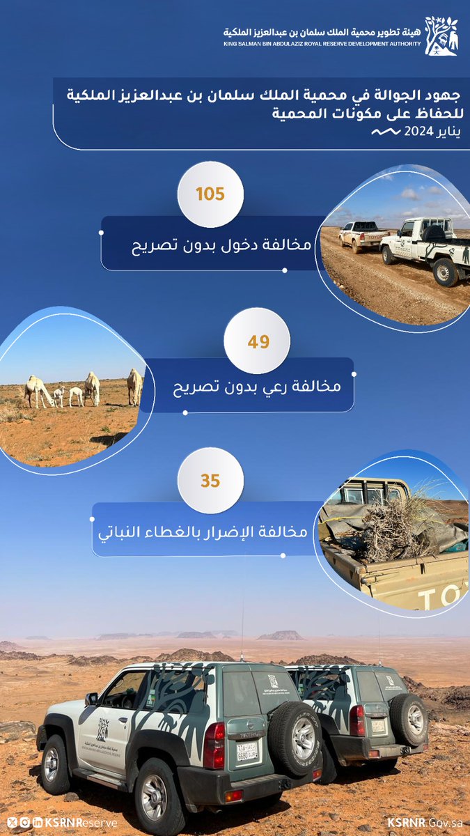 KSRNReserve's tweet photo. ضمن جهود فرق الجوالة في
#هيئة_تطوير_محمية_الملك_سلمان_بن_عبدالعزيز_الملكية
خلال شهر يناير؛ حفاظاً على البيئة وتنمية الغطاء النباتي https://t.co/JckMKyS0sF