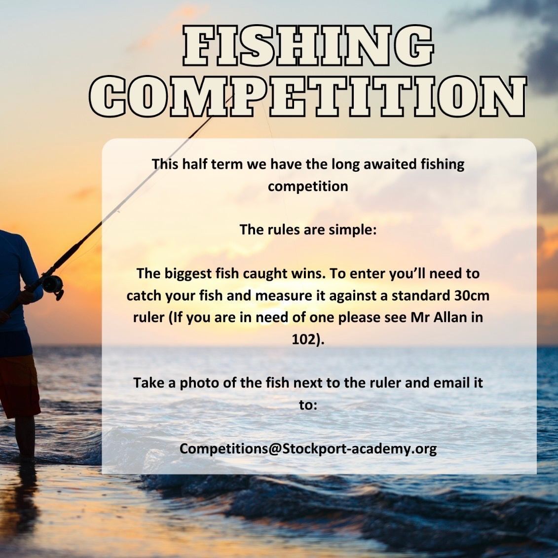 Stockport Academy on X: 🎣 COMPETITION ANNOUNCEMENT! 🎣 Our long