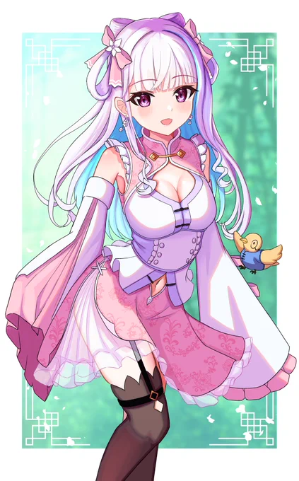 チャイナ風衣装妄想3: リゼ・ヘルエスタ#ヘル絵スタ 