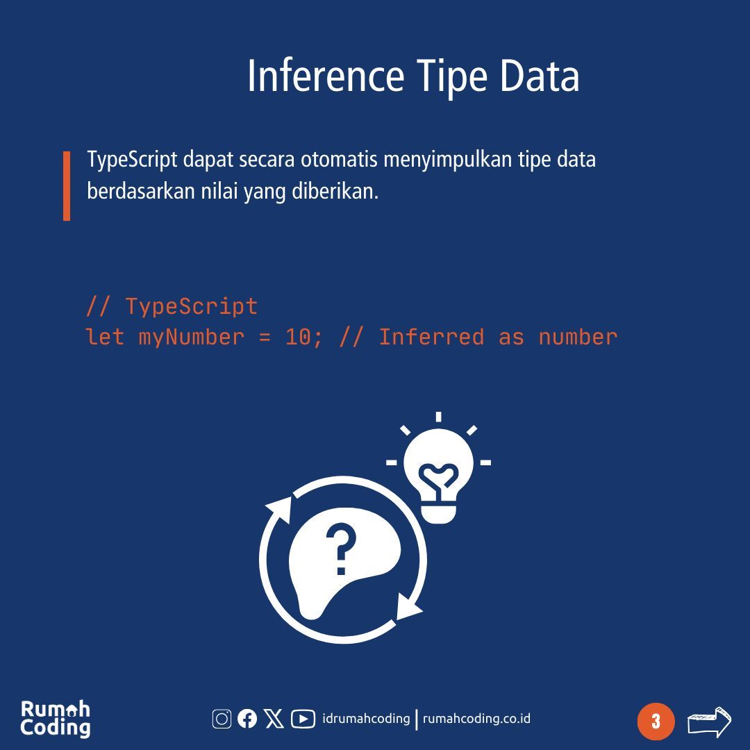 idrumahcoding's tweet image. TypeScript merupakan superset dari JavaScript. Taglinenya adalah &quot;TypeScript is JavaScript with syntax for types&quot;. TypeScript dikembangkan oleh Microsoft dengan tujuan untuk memperbaiki berbagai macam kelemahan pada JavaScript. Berikut beberapa kelebihan TS dibandingkan JS.