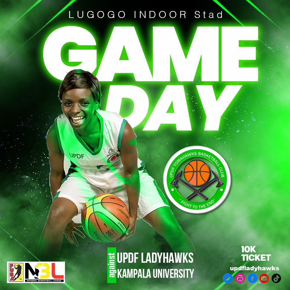 Business as usual 🏀🏀🏀🏀
Up Next 🏀🔥! The Ladytomahawks X <a href="/klauniversity/">Kampala University</a>  
📍 Lugogo 
🔌 10K 

@nbl_uganda 

#basketball #updfladyhawks