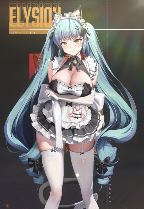 猫耳メイドのプリバティちゃん(CV竹達ちゃん)お迎えできたのでNIKKEやってみます😇 