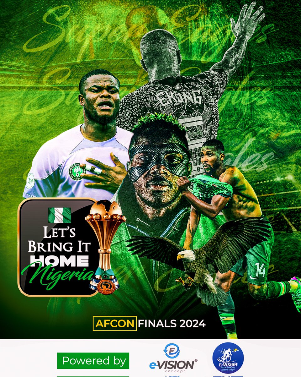 TONIGHT! Let's bring it home boys 🏆| idesign

 #Nigeria #AFCON #supereagles #greenboys