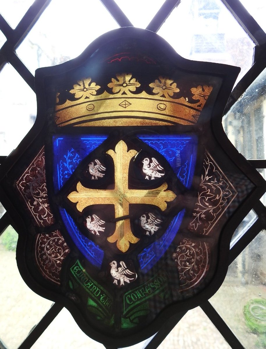 Ian Ebbage (@ianebbage1) on Twitter photo The arms of Edward the Confessor as envisaged by Matthew Paris in his History of the English (13c) & realised in Victorian stained-glass at <a href="/NTIghthamMote/">Ightham Mote</a> #stainedglasssunday The arms of Edward the Confessor as envisaged by Matthew Paris in his History of the English (13c) & realised in Victorian stained-glass at <a href="/NTIghthamMote/">Ightham Mote</a> #stainedglasssunday