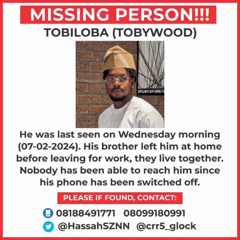 Please share and help us find Tobi🙏🏽 #findingtoby