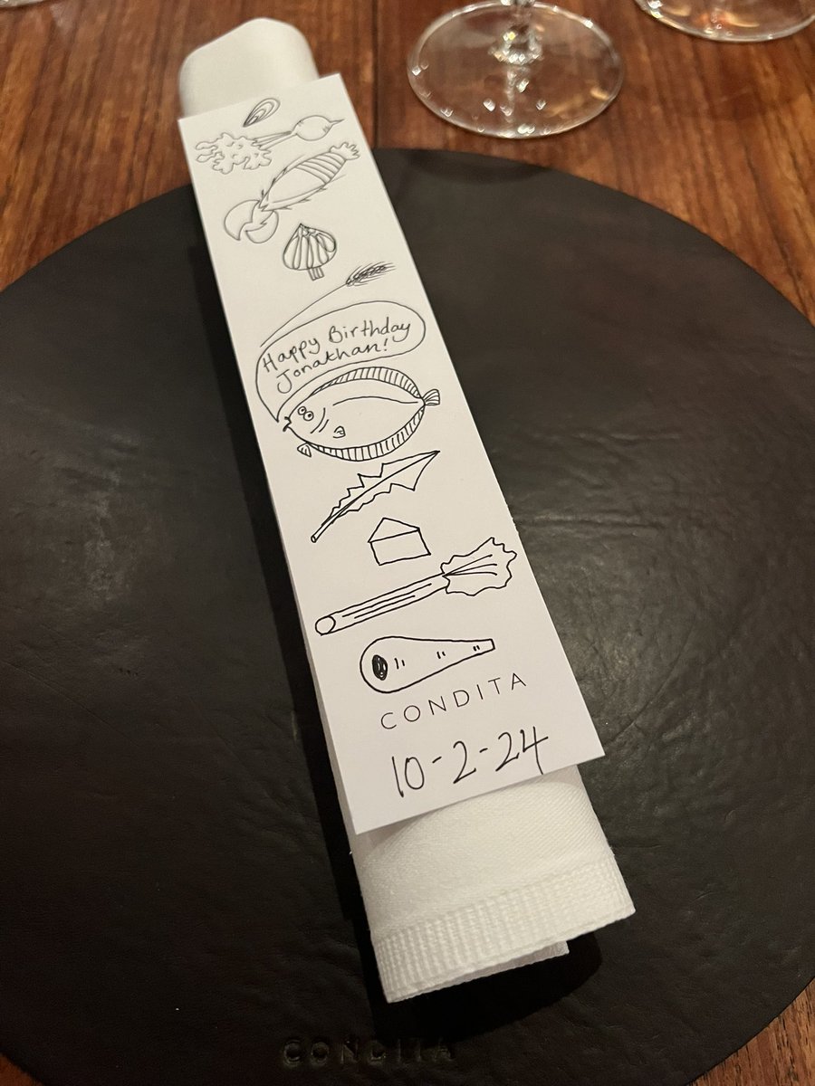 letterellan's tweet photo. Delighted to spend my birthday dinner at Michelin-starred restaurant Condita in Edinburgh. Their surprise, no choice, tasting menu is a triumph! If you love Letterellan, you’ll love @condita_restaurant ! https://t.co/BU0rMGfoXA