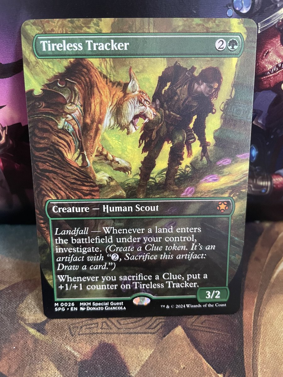 TrevaTcg's tweet photo. Giveaway time to #MTGKarlov !
Love new @DonatoArts Tireless Tracker so share it with one lucky winner :
♻️ retweet
✅ follow
💚 like
15 days free shipping 🌍 🍀 all !
#giveaway #tcg #mtg #gathering #art #artists https://t.co/pPsxn967P0
