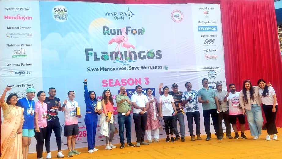 dharmeshbarai's tweet photo. #RunForFlamingos 10k
Today's RUN was not a lose or win, but it was for the protection of the environment and its for the public interest to create awareness to save mangroves and wetlands.
Thanks @NaviMumbaiWetl1 the Marathon & @Archanaapania for hosting the event.
@sunnyagro https://t.co/wGFnvqq4h9