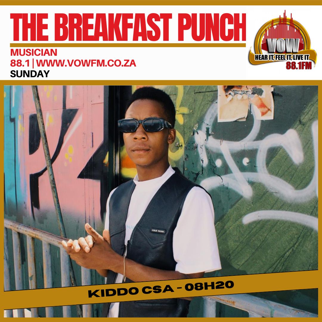 vow_881's tweet photo. #BreakfastPunch | ๐ฅ
Welcome to the Weekend ๐
@Thabile_TTO takes it to the ๐with Rapper @KiddoCSA_ ๐ We chat New Music & his new Smash Hit #Saphalaza ๐
Letโs TakeOver๐
โข
๐ฒ: 074 577 9461
LIVE 7AM-9AM
๐ป: 88.1 | https://t.co/xfVRyYfFgT https://t.co/7jOo6XJym7