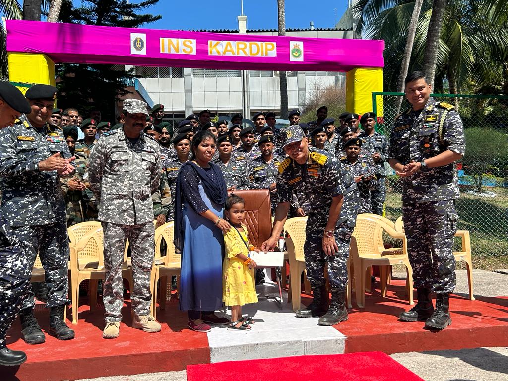 During the visit, Admiral R Hari Kumar #CNS inaugurated NCN centers at #Kardip and #Baaz, providing a significant boost to FOBs communication. During interaction with personnel he acknowledged their remarkable contribution towards maritime security. #ANC