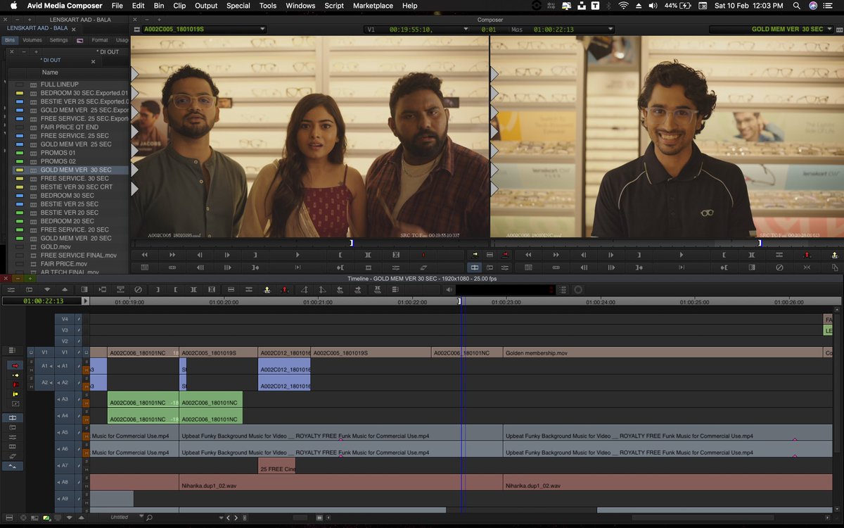 Bala_BG_'s tweet image. Recent work for  @Lenskart_com 
Editor ✂️⭐️
#avideditor 
@MediaComposer