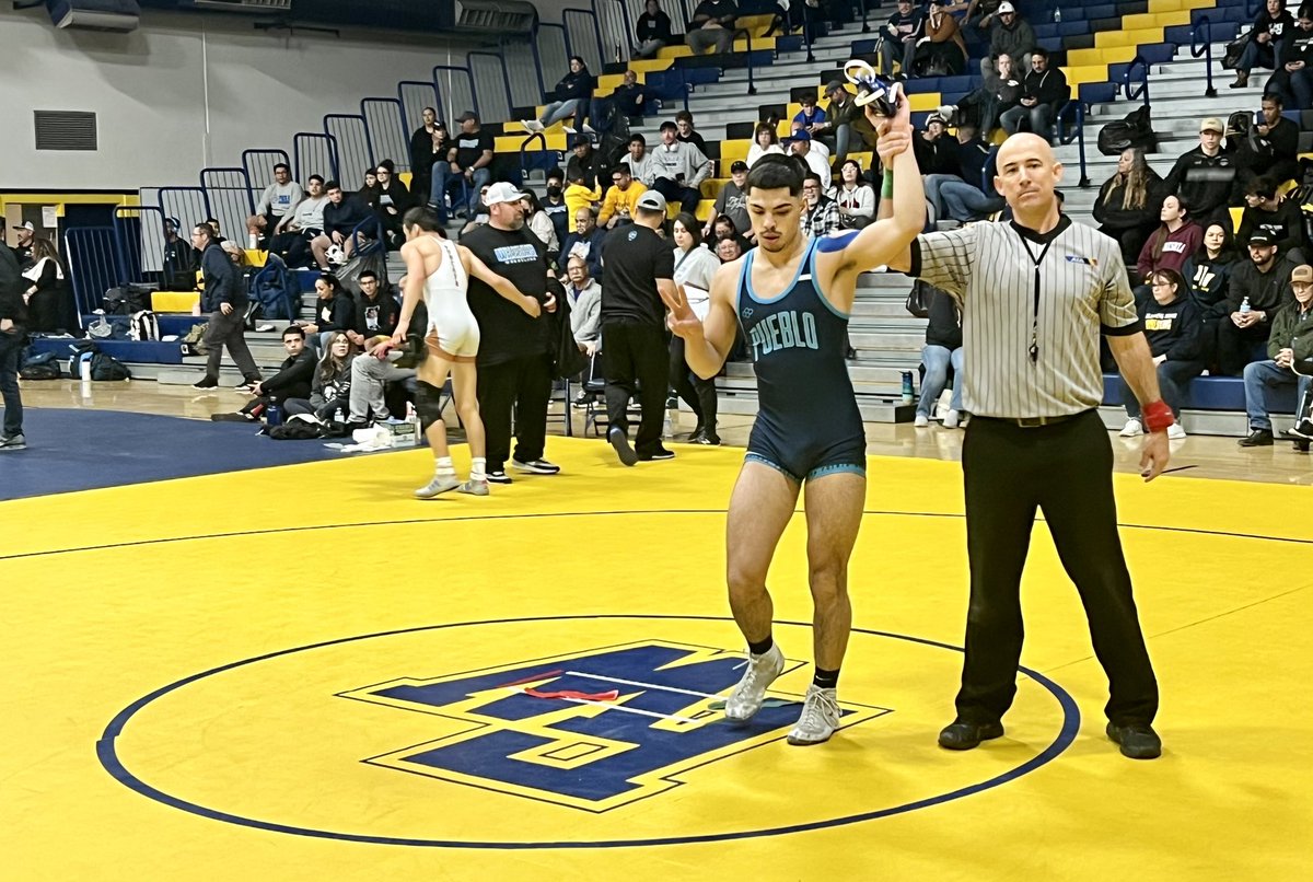 AndyMorales8's tweet photo. D2/S4 150 
1st Place - Jozeph Smith of Pueblo @PuebloAthletics @PuebloWrestling https://t.co/7xIpfRarxb