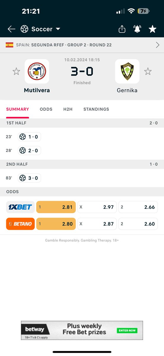 Boom 💥 boom 💥 Congratulations 🎊 

Big win on this huge return guys the harder you work for something, the greater you'll feel when you achieve it.

Next bets is ready now, Click and join now 
👇👇👇
t.me/+nI7G99zjTsk0N…

t.me/+nI7G99zjTsk0N…

t.me/+nI7G99zjTsk0N…