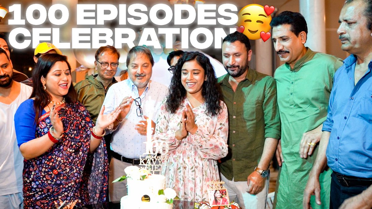 I am humbled & grateful for your selfless love and support since Day 1. You guys have showered so much love on Kavya that we have reached 100 episodes. Here's a small celebration with Team Kavya. Thank you for the lovely surprise. youtu.be/CYKjKpL5Nyw