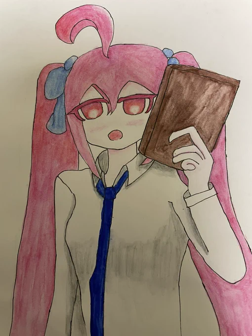 何かくれようとするツインテちゃん!#ツインテール #ツインテ #オリキャラ 