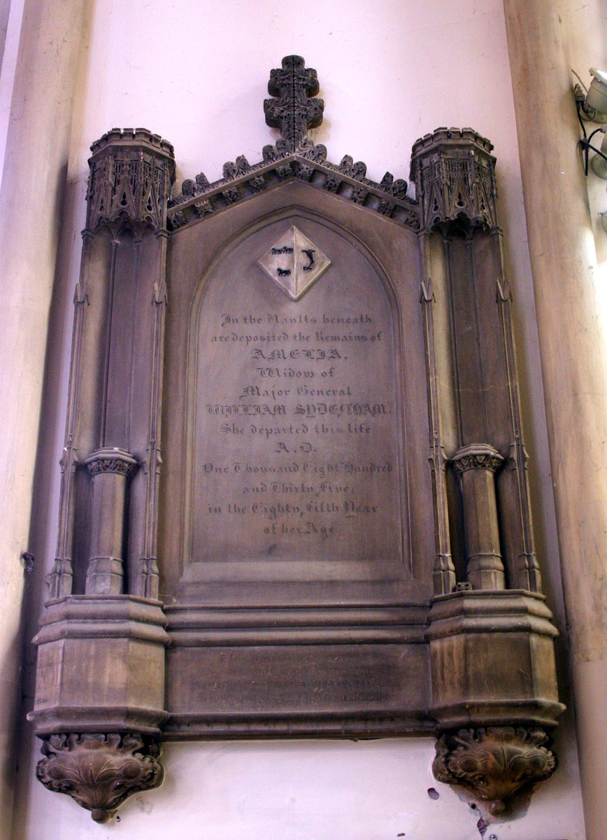 mavmaramis's tweet photo. Church of St. Michael with St. Paul, Bath. Wall tablet to Amelia Sydenham d.1835. Photo: 09.09.2023. #Bath #monument #memorial #walltablet #AmeliaSydenham @Portaspeciosa https://t.co/YdBTlIv5b4