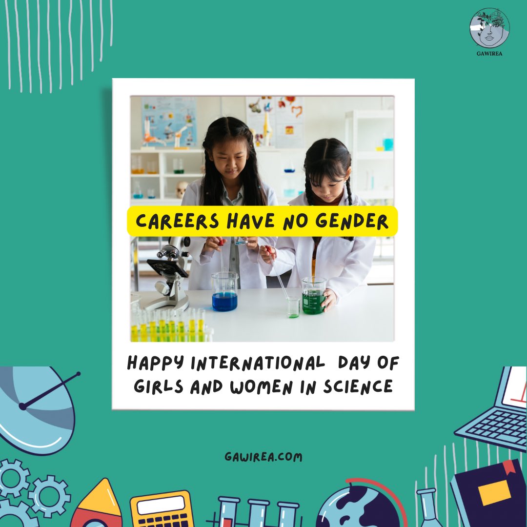 Although Science, Technology, Engineering and Mathematics (STEM) fields are widely regarded as critical to national economies, so far most countries, no matter their level of development, have not achieved gender equality in STEM. Let’s have more girls and women in science🔬👩‍🔬