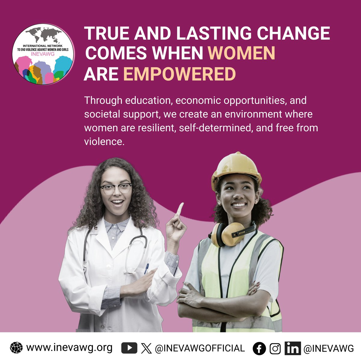 Empowering women serves as a transformative strategy to combat Violence Against Women and Girls (VAWG). By fostering women's autonomy, equality, & participation in all aspects of life, we break the roots of VAWG.

#Thread
#INEVAWG #EndVAWG #PoliticalAction #VAWG #Repoliticization