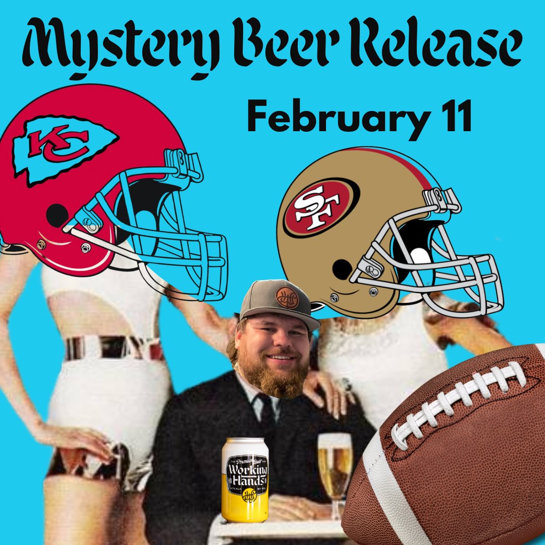 Kicking off a new beer at kickoff. Hope to see you for the Big Game.